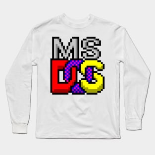 MS-DOS Long Sleeve T-Shirt
